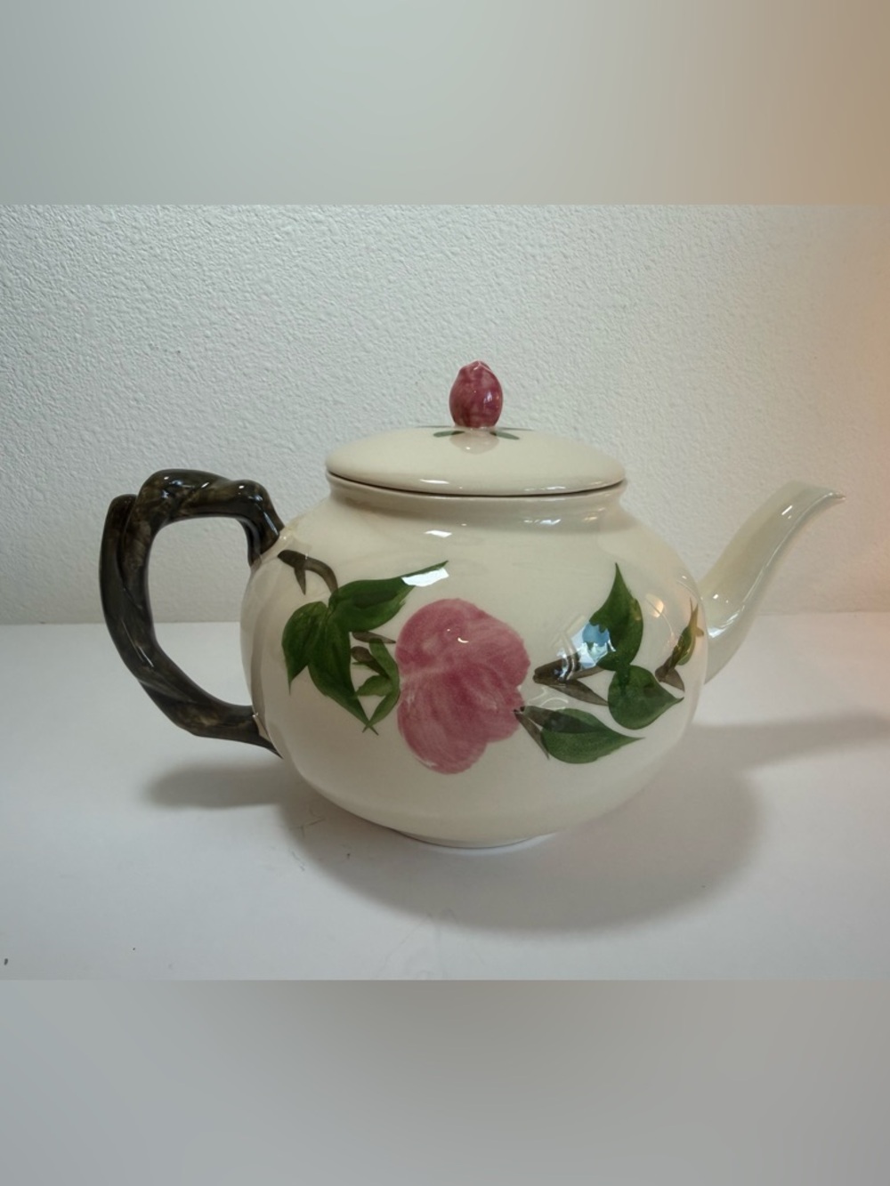 Franciscan Desert Rose Teapot Pink Floral Cottagecore Vintage USA